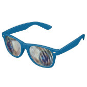 Grappige nieuwigheid Nerdy Crazy Blowfish Eyes Retro Zonnebril (Gekanteld)