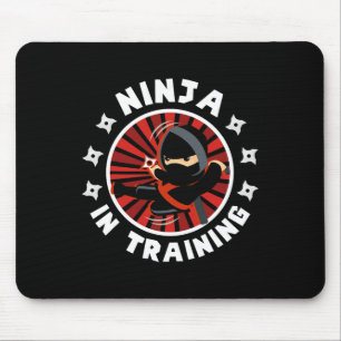 Grappige Ninja In Training Karate Liefhebber Marti Muismat