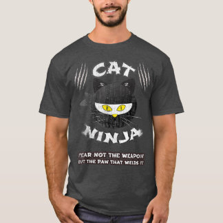 Grappige Ninja Kat Meme Ninjutsu Anime Kawaii Love T-shirt