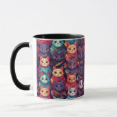 Grappige Ninja Katten Mok (Links)