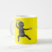 Grappige Ninja Koffiemok (Voorkant links)