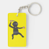 Grappige Ninja Sleutelhanger (achterkant)