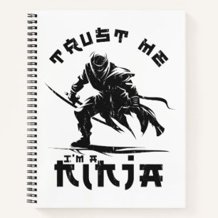 Grappige Ninja Spreuk Notitieboek