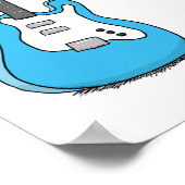 Grappige No Strings Bijgevoegde Gitaar met Drum Poster (Hoek)