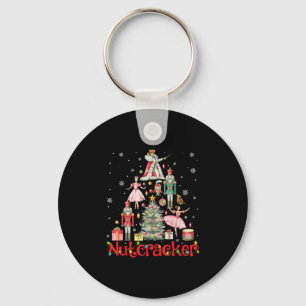 Grappige Notenkraker Squad Kerstboom 2024 Mannen W Sleutelhanger