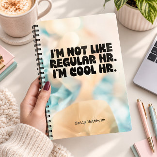 Grappige notitieboek voor personeelszaken HR-manag