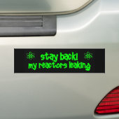 Grappige Nucleair Bumpersticker (Op auto)