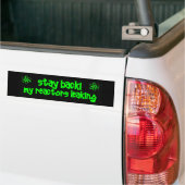 Grappige Nucleair Bumpersticker (Op Truck)