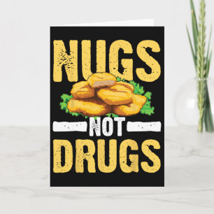 Grappige Nugs Niet Drugs Cool Kipnuggets Cadeau Et Kaart