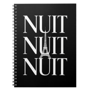 Grappige Nuit Nuit Notitieboek