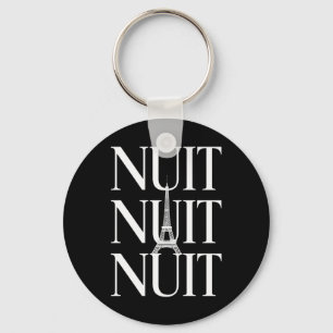 Grappige Nuit Nuit Sleutelhanger