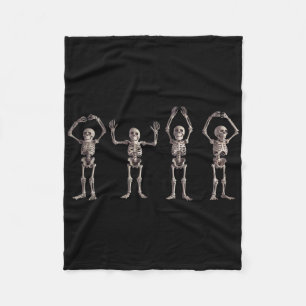 Grappige O-h-i-o Staat Skelet Liefhebber Ohio Hall Fleece Deken