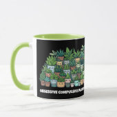 Grappige obsessief-compulsieve Plant stoornis Mok (Links)