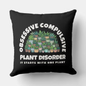 Grappige Obsessieve Compulsieve Plantenstoornis Kussen (Achterkant)