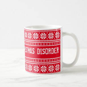 Grappige OCD Obsessieve Kerststoornis koffiemok