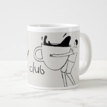 Grappige ochtendkoffiekop