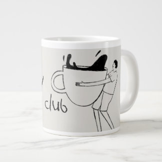 Grappige ochtendkoffiekop extra grote beker