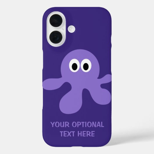Grappige Octopus aangepaste hoesjes (Achterkant)