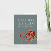 Grappige Octopus Moederdaggrap Kaart (Voorkant)