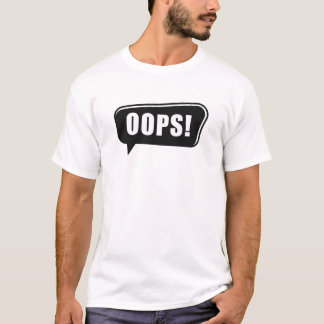 Grappige oeps t-shirt