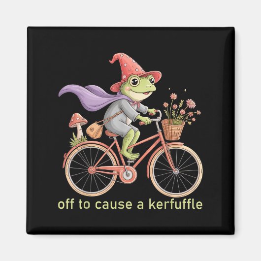 Grappige Off om een rel te schoppen Whimsical Tove Magneet (Voorkant)