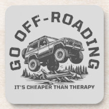 Grappige Off-Road Quote Goedkoper Dan Therapie