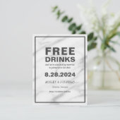 Grappige Offbeat Bruiloft Bewaar de Datum met Foto Save The Date (Staand voorkant)