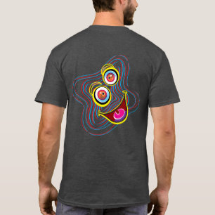 Grappige ogen optische illusie t-shirt