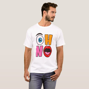Grappige “Oh nee” Cartoon T-shirt