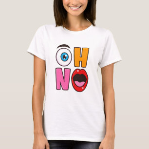 Grappige “Oh Nee” Cartoon T-shirt