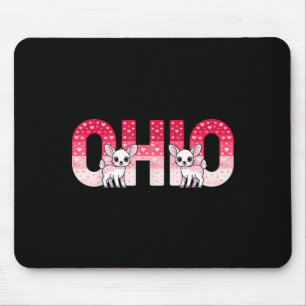 Grappige Ohio Herten Midwesterse Feest O-h-i-o Op Muismat