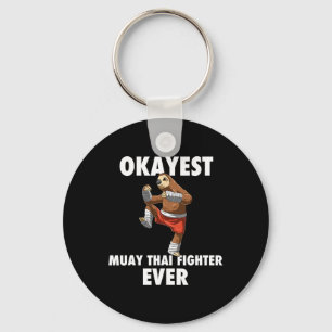 Grappige Okayest luiaard vechter ooit - Muay Thai Sleutelhanger
