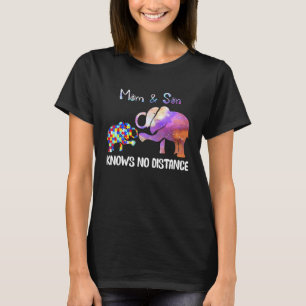 Grappige Olifant Autisme Moeder En Zoon Kent Geen T-shirt
