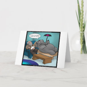 Grappige Olifant In Therapie Kaarten T-Shirts Cade