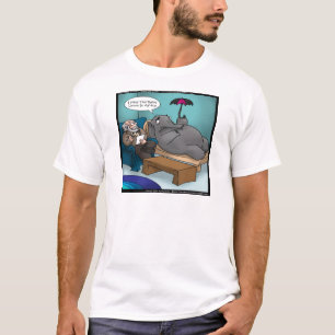 Grappige Olifant in Therapie T-shirt