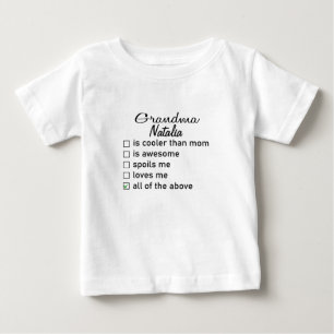Grappige oma baby, op maat gemaakte oma, gepersona
