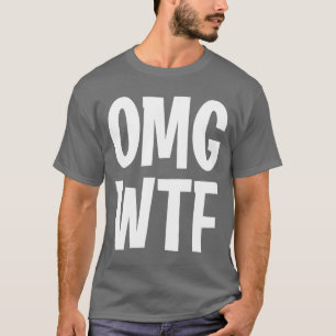 Grappige OMG WTFshirt Grapjas Sarcasme Familieee v T-shirt