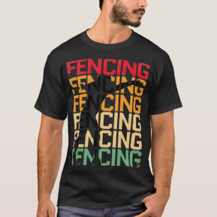 grappige omheining citeert omheinende design t-shirt