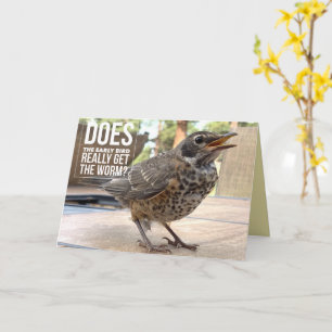 Grappige omslagtekst Vogel Foto Groet Kaart
