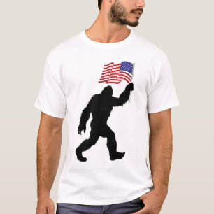 GRAPPIGE Onafhankelijkheidsdag BIGFOOT 4 juli T-shirt