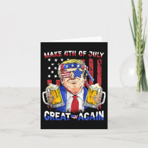 Grappige Onafhankelijkheidsdag Trump maakt 4 juli Kaart