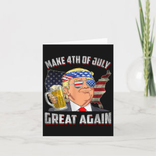 Grappige Onafhankelijkheidsdag Trump maakt 4 juli Kaart