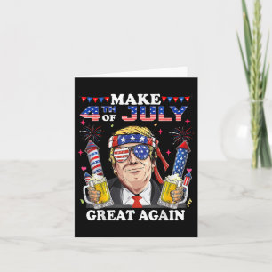 Grappige Onafhankelijkheidsdag Trump maakt 4 juli Kaart