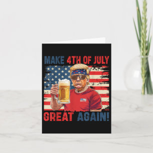Grappige Onafhankelijkheidsdag Trump maakt 4 juli Kaart