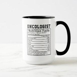 Grappige Oncoloog Voedingsfeiten Medische Artsen Mok