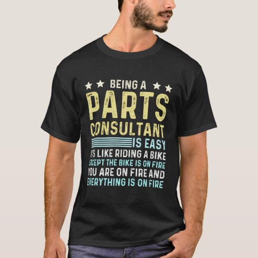 Grappige Onderdelen Consultant Functie Onderdelen T-shirt (Voorkant)