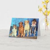 Grappige One of a Kind Lab Verjaardag Kaart (Gele Bloem)