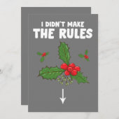 Grappige Ongeschikte Kerst Volwassene Ik Heb Het N Kaart (Voorkant / Achterkant)