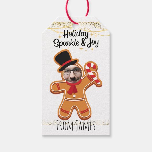 Grappige ontbijtkoek cadeaulabel (Voorkant)