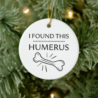 Grappige ontdekkingen, ik vond deze humerus gesche keramisch ornament